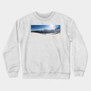 Pirin mountains panorama Crewneck Sweatshirt